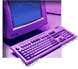 Purple email small cube image