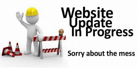 website update in progress image